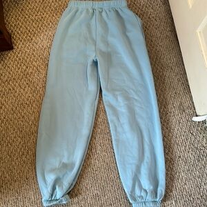 medium light blue sweatpants
